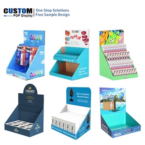 Présentoir <span class=keywords><strong>de</strong></span> comptoir pliable en carton à 4 niveaux pour cartes-cadeaux, idéal pour les magasins <span class=keywords><strong>de</strong></span> détail et les points <span class=keywords><strong>de</strong></span> vente temporaires - Product Image 2