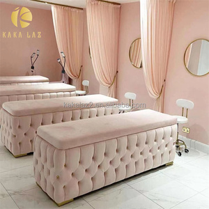 Fournitures de salon de beauté lit de <span class=keywords><strong>spa</strong></span> table de massage table de massage rose - Product Image 1