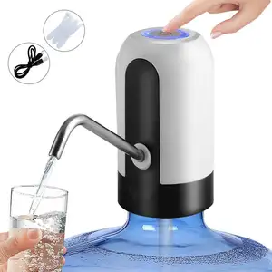 Water Jug Pompa USB Pengisian Otomatis Pompa Air Minum untuk Universal 3-5 Botol Galon