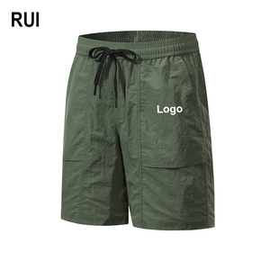 Shorts cargo respirants et anti-humidité pour homme RUIQUWIN, coupe ample et droite, séchage rapide, pour sports de plein air et fitness - Product Image 1