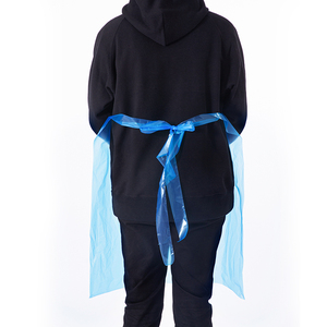 <span class=keywords><strong>Tablier</strong></span> jetable en PE plastique pour la protection et le nettoyage en gros, idéal pour l'industrie alimentaire - Product Image 2
