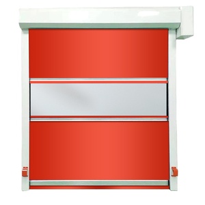 Puerta Enrollable <span class=keywords><strong>de</strong></span> PVC Resistente al Fuego <span class=keywords><strong>de</strong></span> Alta Velocidad, Puerta Galvanizada <span class=keywords><strong>de</strong></span> Doble Capa Automática para Industria y Almacén - Product Image 2