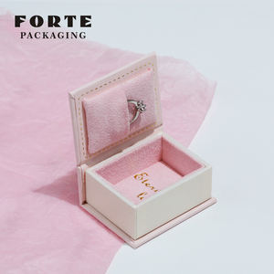 FORTE Wholesale New Design Candy Color <b>Book</b> Shape Cardboard Ring Earring Packaging <b>Box</b> Paper Jewelry <b>Box</b> With Logo - Product Image 5