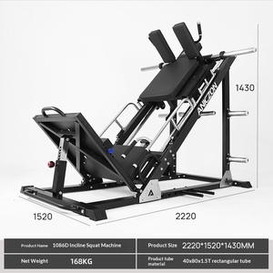 Appareil de musculation professionnel en acier tout-en-un pour <span class=keywords><strong>presse</strong></span> à jambes, squat incliné, pression avant, pression arrière, entraînement des jambes et des fessiers - Product Image 5