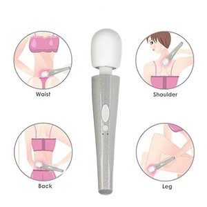 Vibrador masajeador de varita AV con purpurina de cabeza recargable con precio más barato para relajación muscular de adultos - Product Image 2