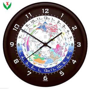Reloj con instrumentos geométricos de la hora <span class=keywords><strong>mundial</strong></span>, clase de Geología escolar, ayuda para el aprendizaje de la educación geométrica - Product Image 1