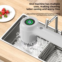 Nouvelle brosse de nettoyage électrique multifonctionnelle automatique pour la cuisine et la salle de bain, brosse à main sans fil pour casseroles