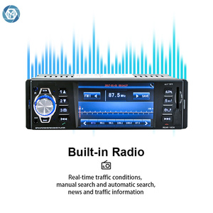 Reproductor de Audio y vídeo MP5 para coche, Radio Estéreo <span class=keywords><strong>cartronic</strong></span> 1 Din, pantalla de 4,1 pulgadas, partes BT, Control remoto, luz ambiental, accesorios para coche 12V - Product Image 5