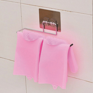 ที่แขวนผ้าเช็ดจานในครัว Kakama No Drill แบบติดผนัง สแตนเลส พร้อมตะขอเดี่ยวสำหรับแขวนผ้าเช็ดจานและผ้าเช็ดมือ - Product Image 4