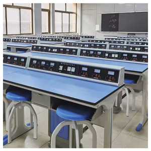 Mesa de Laboratorio de Física Escolar Moderna - Banco de Trabajo de Aluminio y Plástico Resistente a la Corrosión para Uso en Laboratorios Educativos y Salas de Estar - Product Image 5