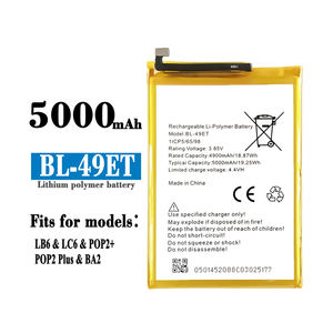 Batería de teléfono móvil de 5000mAh LB6 Pouvoir 3 Air para Tecno Pouvoir 2 Air LC6 - Product Image 2