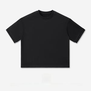 Camiseta de Corte Regular para <span class=keywords><strong>Hombre</strong></span>, Estilo Crop Top, Cuello Redondo, 100% Algodón, Ribete de Felpa Francesa, Logotipo Personalizado OEM, Casual, Sólida, Transpirable, Bordada - Product Image 6