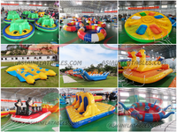 Sofá Inflable Tipo UFO Volador para 5 Personas, Económico, para Deportes Acuáticos