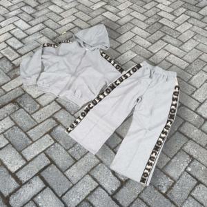 Survêtement de jogging personnalisé vintage d'hiver à capuche, lourd, respirant, écologique, 100% coton - Product Image 1