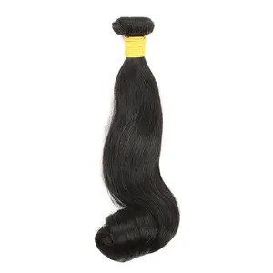 Brazilian Human Hair Loose Wave Bundles Double Drawn Remy Hair Extension Egg Curl Human Hair Weave Bundles
