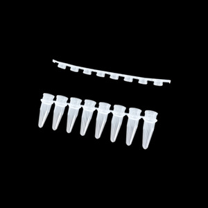 หลอด PCR ยี่ห้อ Yongyue Medical ขนาด 0.2 มล. 8 หลอด แบบฝาปิด ใช้แล้วทิ้ง สำหรับห้องปฏิบัติการ - Product Image 2