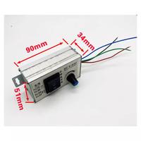 Nouveau contrôleur de moteur CC à balais 20A 120W CCMG2 avec potentiomètre à commande linéaire pour ventilateur, CC 9V-60V, pour appareils électroménagers, bateaux, moteurs 775 997, panneau fixe