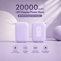 Nouvelle Offre 2026 : Batterie Externe 20000mAh avec Affichage LED Numérique, Charge Rapide PD22.5W, Chargeur Portable pour Smartphone (OEM/ODM)