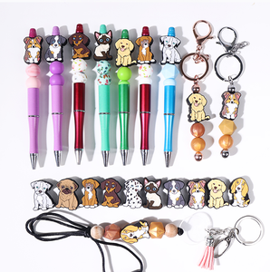 Vente en gros de bracelets bracelets porte-clés, stylos animaux, nouveau <span class=keywords><strong>chien</strong></span>, perles focales, sans Bpa, nouvelles idées de produits, 2024 - Product Image 5