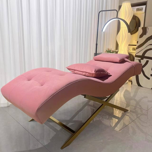 Hot Sale Modern New Design Curve Beauty Massage <b>Table</b> Salon Facial Therapy Bed Eyelash Beauty Bed - Product Image 1