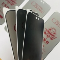 Film de protection d'écran en céramique nano mat anti-espion pour 13-18 Pro Max, dureté 9H, ultra-fin, couverture intégrale, étanche