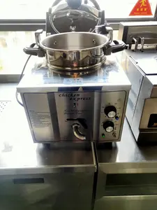 Automat Pressur Fryer Small Table Top Pressure Fryer Fresh Potato Chips Frying Cooker/automatic Donut Fryer