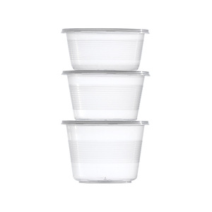 Boîte à lunch jetable ronde épaissie avec couvercle transparent pour la conservation des aliments à emporter, bol bento, récipient à soupe, usage commercial - Product Image 4