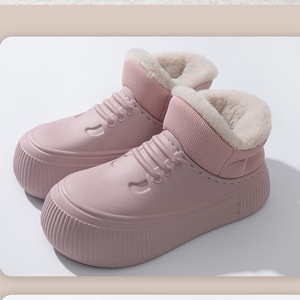 Mùa Đông Phong Cách Mới Thoải Mái Trọng Lượng Nhẹ Tất Cả Các Mùa Sử Dụng Nhà Guốc Mules Lông Lông-Lót Ấm Bông Giày Cho Bên Ngoài Sử Dụng - Product Image 4