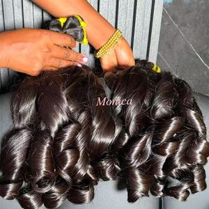 Paquetes de cabello crudo negro natural Suministros de cabello sin procesar Paquetes de ondas sueltas camboyanas - Product Image 4