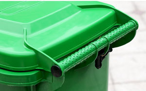 Wholesale 75L 120L 240L 360L Plastic Garbage Bins Wheels Beige Eco-Friendly <b>Outdoor</b> Use Trash Can <b>Dustbin</b> Dumpsters Waste - Product Image 3