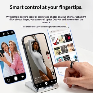 Anillo Inteligente con Pantalla Táctil, Monitor de Frecuencia Cardíaca, Oxígeno en Sangre, Sueño, Contador de Pasos, Control de Páginas, Seguimiento de Salud, Anillo de Dedo - Product Image 2