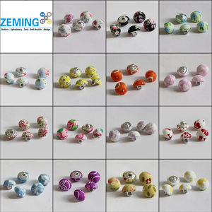 All'ingrosso bottone rivestito in tessuto di alluminio per vestiti e mobili in metallo a schienale a fungo con bottone rotondo - Product Image 4