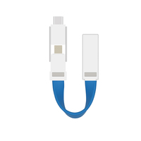 Cadeaux promotionnels Nouveau câble de charge magnétique USB 3 en 1 Mini porte-clés Ligne de données portable pour téléphone portable avec logo personnalisé