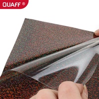 QUAFF, venta al por mayor, vinilo de transferencia de calor con holograma hecho en Corea, 0,5*25m, soporte de tamaño personalizado para plotter de corte, logotipo de camiseta DIY