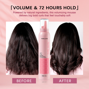 OEM Vente en gros Usage quotidien Protection contre la chaleur Contrôle des frisottis Boost de volume <span class=keywords><strong>Mousse</strong></span> de fixation des boucles <span class=keywords><strong>Mousse</strong></span> pour cheveux bouclés secs - Product Image 4
