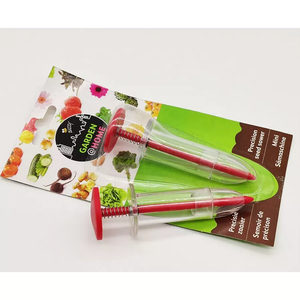 Mini siringa manuale seminatrice giardino e fertilizzante fioriera strumento per uso domestico aiuola seminatrice Dispenser - Product Image 4