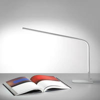 Lámpara de Mesa LED de Plástico Estilo Europeo, Flexible, Simple, Moderna, con Protección Ocular, Alto CRI 95, Lámpara de Estudio Eléctrica Nórdica para Oficinas