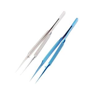 Micropinzas de acero inoxidable con puntas rectas y curvas ultrafinas para reparación de teléfonos móviles, grado industrial, fabricadas en Jiangsu - Product Image 4