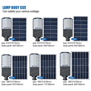 <span class=keywords><strong>Lampe</strong></span> <span class=keywords><strong>solaire</strong></span> de rue en aluminium 500W 600W Économie d'énergie <span class=keywords><strong>Lampe</strong></span> <span class=keywords><strong>solaire</strong></span> séparée pour extérieur avec télécommande - Product Image 3