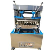 Máquina comercial de acero inoxidable para hacer conos de azúcar, máquina de oblea de cono de helado, 12, 24,32 y 40 cabezales