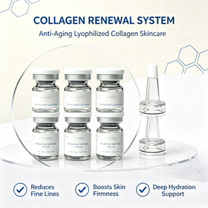Kit de Cuidado Facial OEM con Bolas de <span class=keywords><strong>Hidrogel</strong></span> Liofilizadas de Colágeno y Proteína de Seda Nano, para el Cuidado de Arrugas, Iluminación e Hidratación de la Piel - Product Image 4