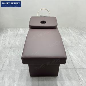 Lit de <span class=keywords><strong>massage</strong></span> capillaire japonais de luxe avec machine à cascade pour le cuir chevelu et ensemble de fumigation pour les soins capillaires en salon - Product Image 3