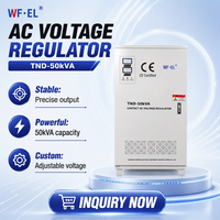 Stabilisateur de tension toroïdal WF.EL TND-50KVA monophasé personnalisé haute puissance 150V entièrement automatique à écran tactile en cuivre 220V SVC