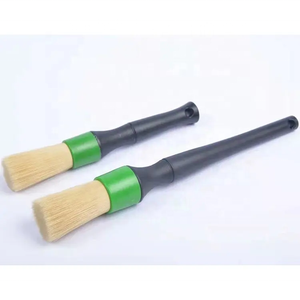 La nuova spazzola per dettagli per la pulizia dell'auto dei <span class=keywords><strong>capelli</strong></span> di cinghiale naturale di fabbrica fornisce prodotti per i dettagli della pulizia degli interni - Product Image 6