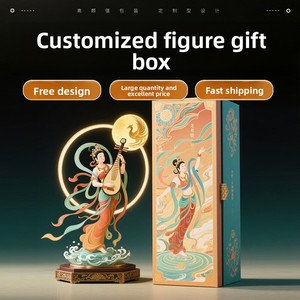 Caja de Regalo con Figura Decorativa 2025, Nueva Caja de Regalo de Cumpleaños Creativa, Cultural, Literaria y Artística Original de Alto Valor, Personalizable - Product Image 1