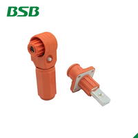 Connecteur de stockage d'énergie automobile à branchement rapide HV monocœur 1500V 80A 100A 130A pour BMS BESS
