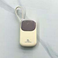Câbles intégrés, station d'alimentation portable ultra-mince de grande capacité 10000mAh, sortie 22,5W, type-C, chargeur de téléphone portable, livraison rapide