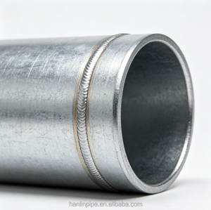 Tuyau en acier rond soudé pré-galvanisé / galvanisé à chaud, taille personnalisée, tuyau GI pour conduite d'eau - Product Image 4