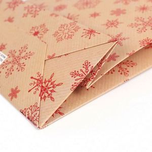 Sac fourre-tout de Noël de haute qualité, sac de shopping en papier portable avec motif Père Noël et rennes, en stock - Product Image 6