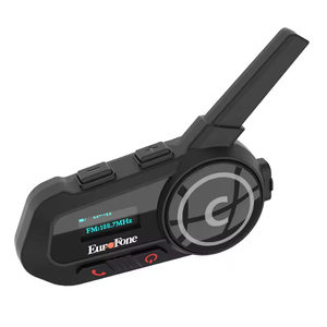 Casque de moto V2.0 avec kit microphone, étanche IPX-6, double connexion, prise en charge FM et partage de musique - Product Image 5